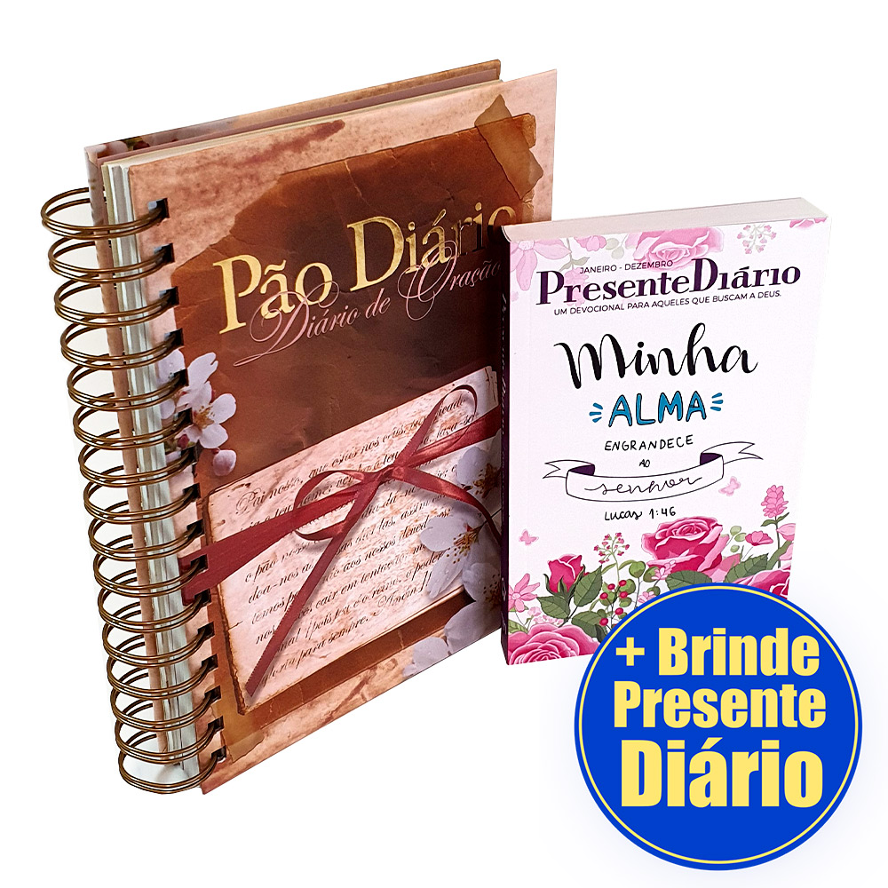 Kit Diário de Oração - Pai Nosso + Presente Diário - Edição Especial (Brinde)