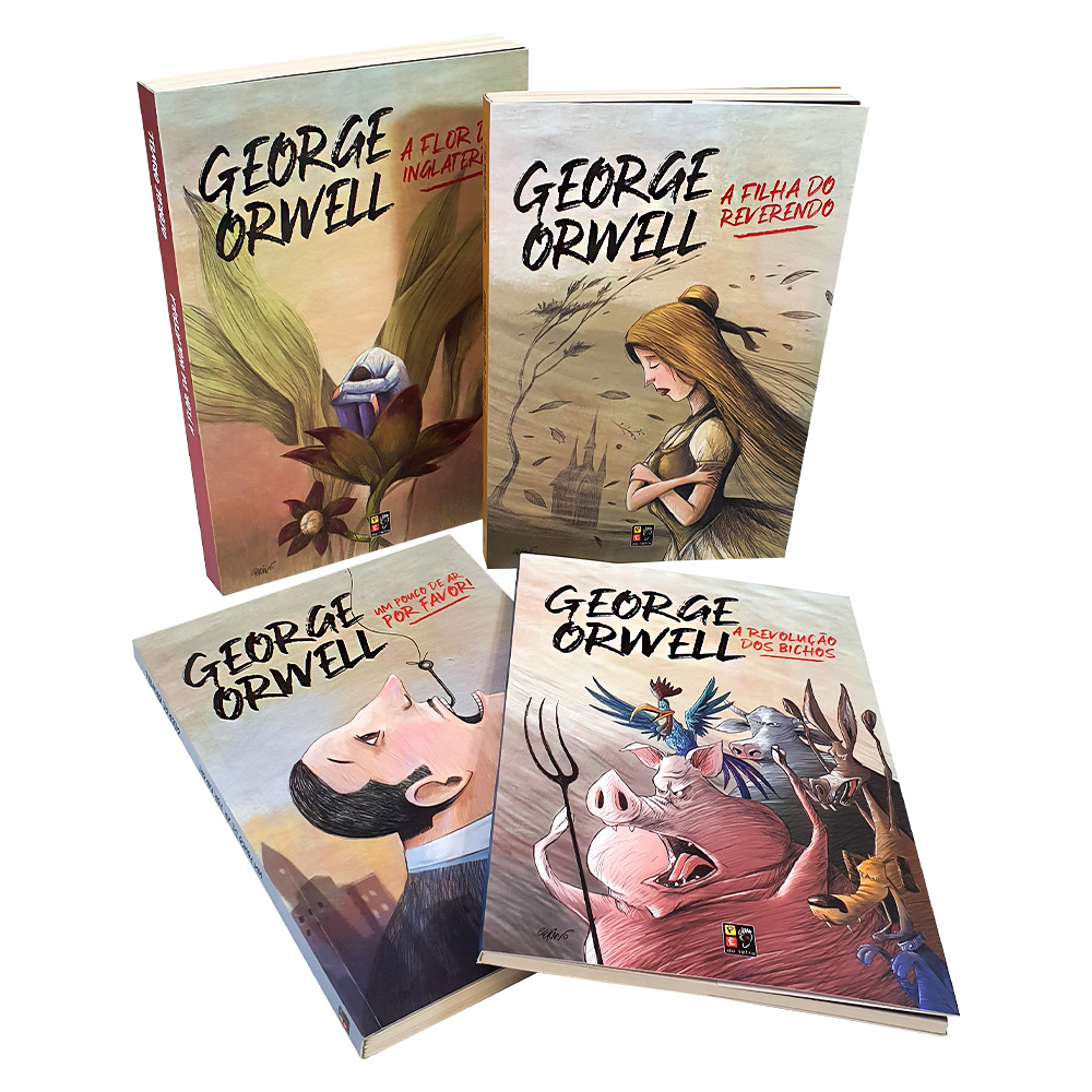 Kit George Orwell | 04 Livros | Pé da Letra