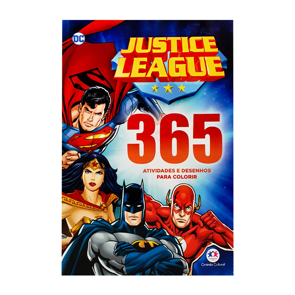 Liga da Justiça - 365 atividades e desenhos para colorir