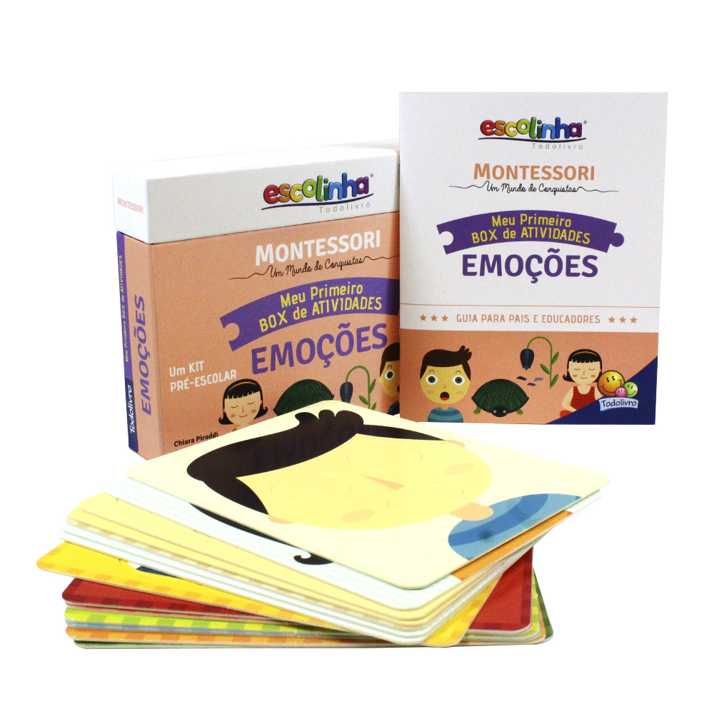Meu Primeiro Box De Atividades | Emoções | Escolinha Montessori