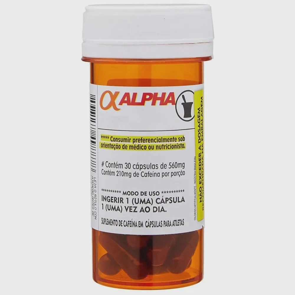 Alpha Axcell Cafeina 30 Cápsulas Power Supplements