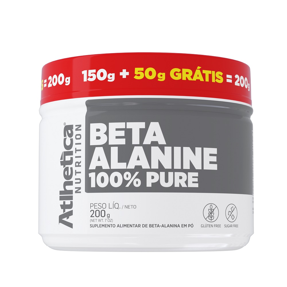 Beta Alanina 100% Pura 200g Atlhetica Nutrition