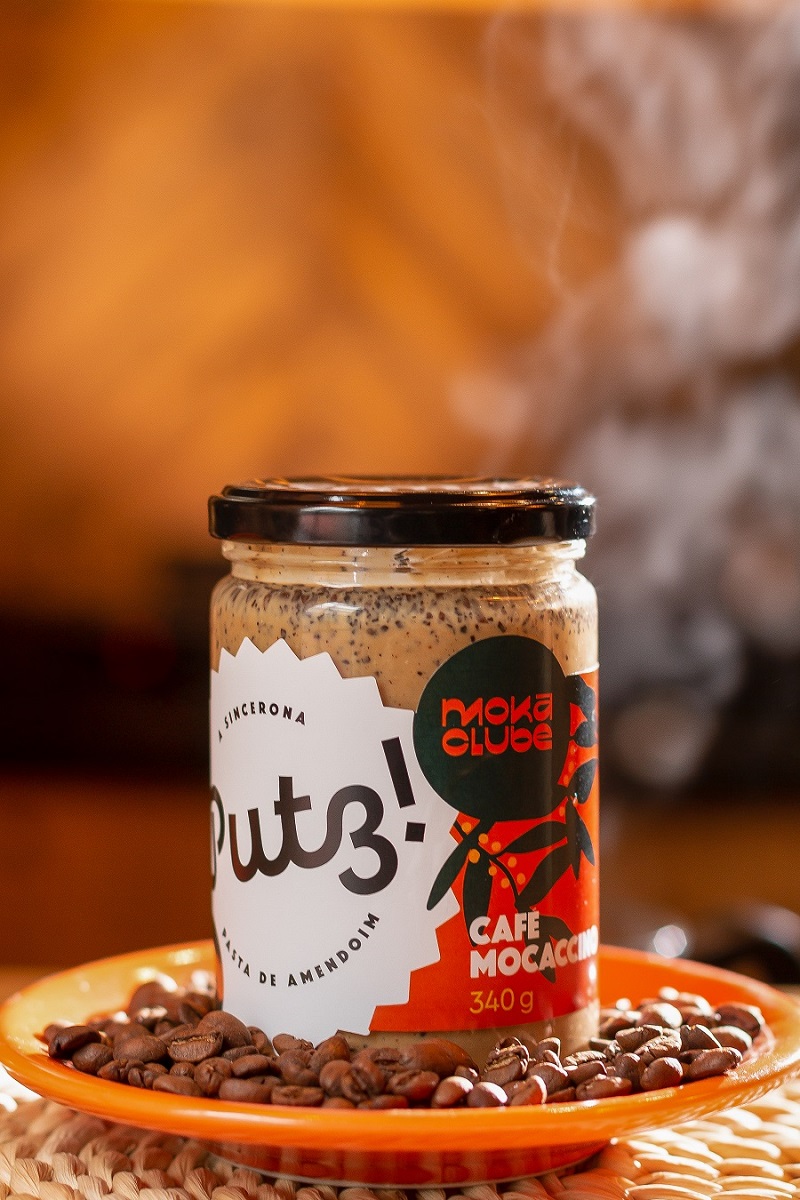 Kit 3 Unidades Pasta de Amendoim Putz! Café Mocaccino - Edição Surreal 340g