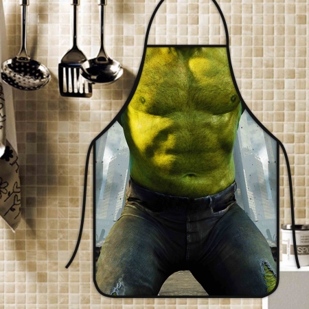 Avental Divertido Personalizado Hulk