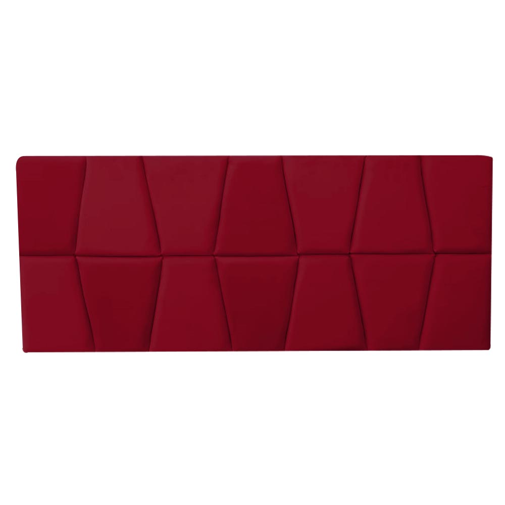 Cabeceira Painel Casal King 205cm Roma Suede Marsala - D'Classe Decor
