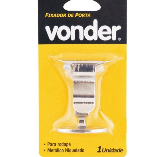 Fixador de porta de pressão para rodapé - Vonder
