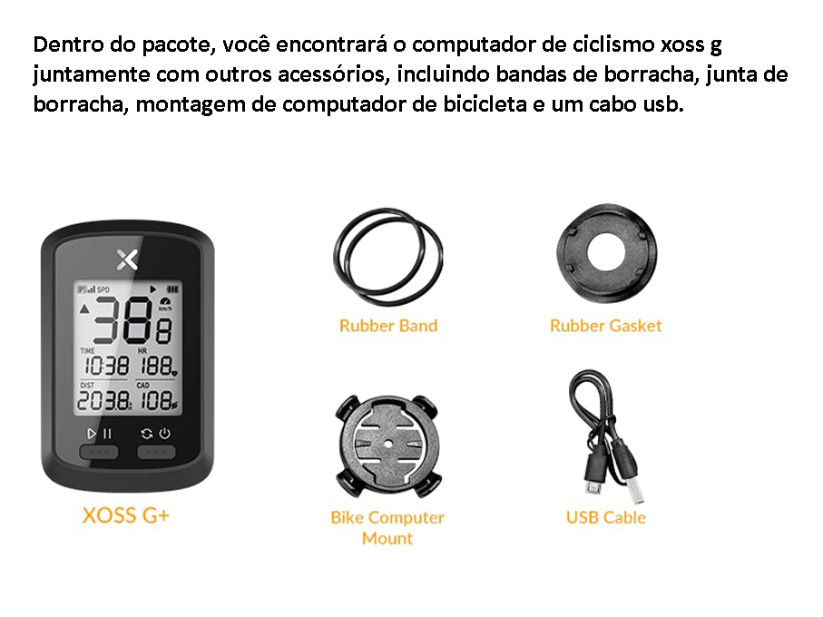GPS Bluetooth Xoss - Rei da Bike