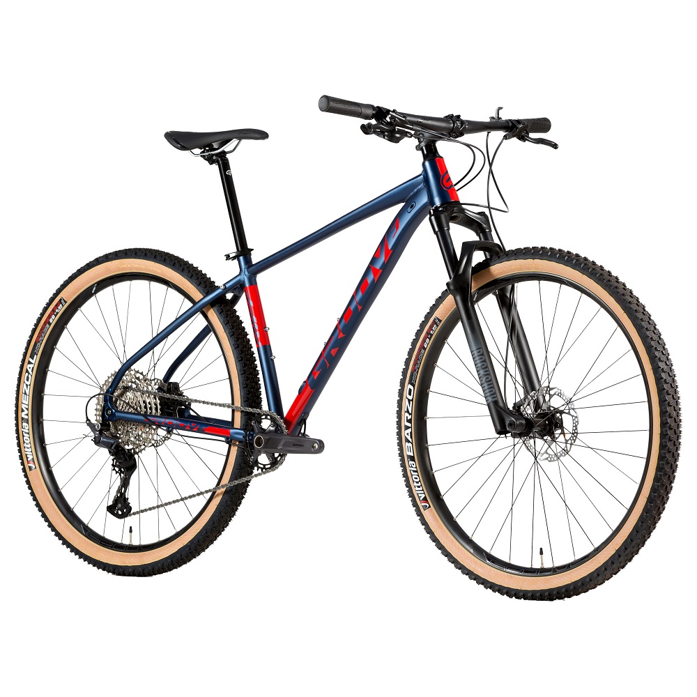 Bicicleta Groove Riff 70 Shimano 12v na cor azul e vermelho