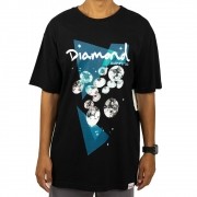Camiseta Diamond Galatic Black - Preto