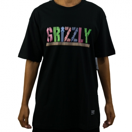 Camiseta Grizzly Light It Up V23 - Preta