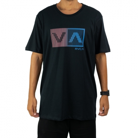 Camiseta RVCA Balance Box - Preta