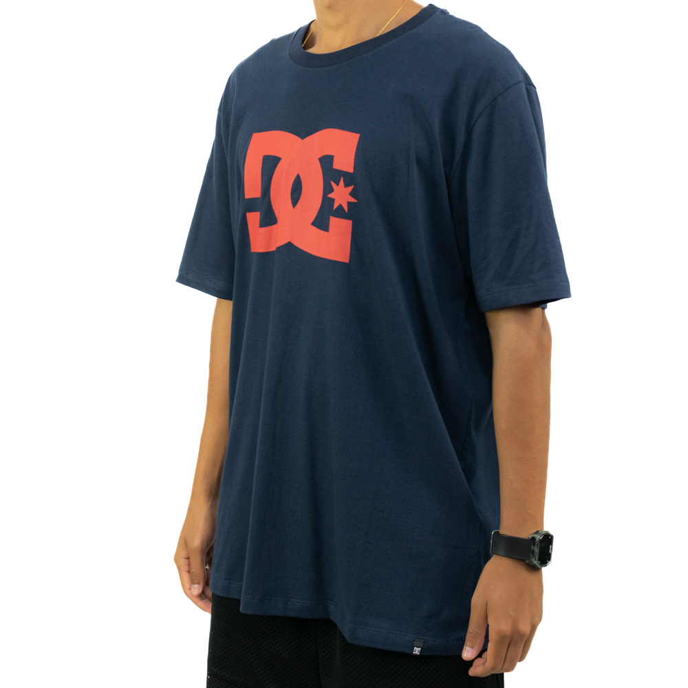 Camiseta DC Star Color V23 - Azul Marinho