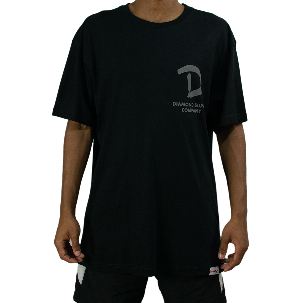 Camiseta Diamond D Supply Tee - Preto