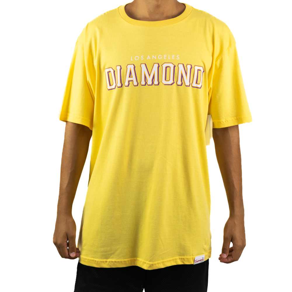 Camiseta Diamond Home Team LA - Amarela