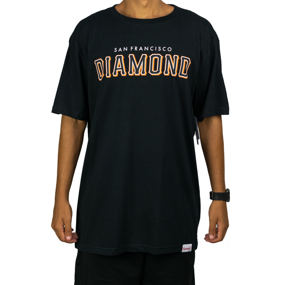 Camiseta Diamond Home Team SF - Preta