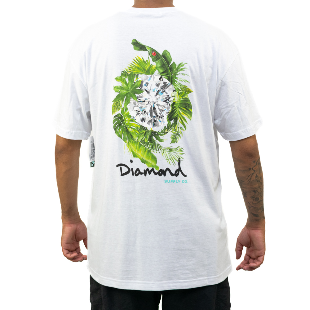 Camiseta Diamond King Palm V23 - Branca
