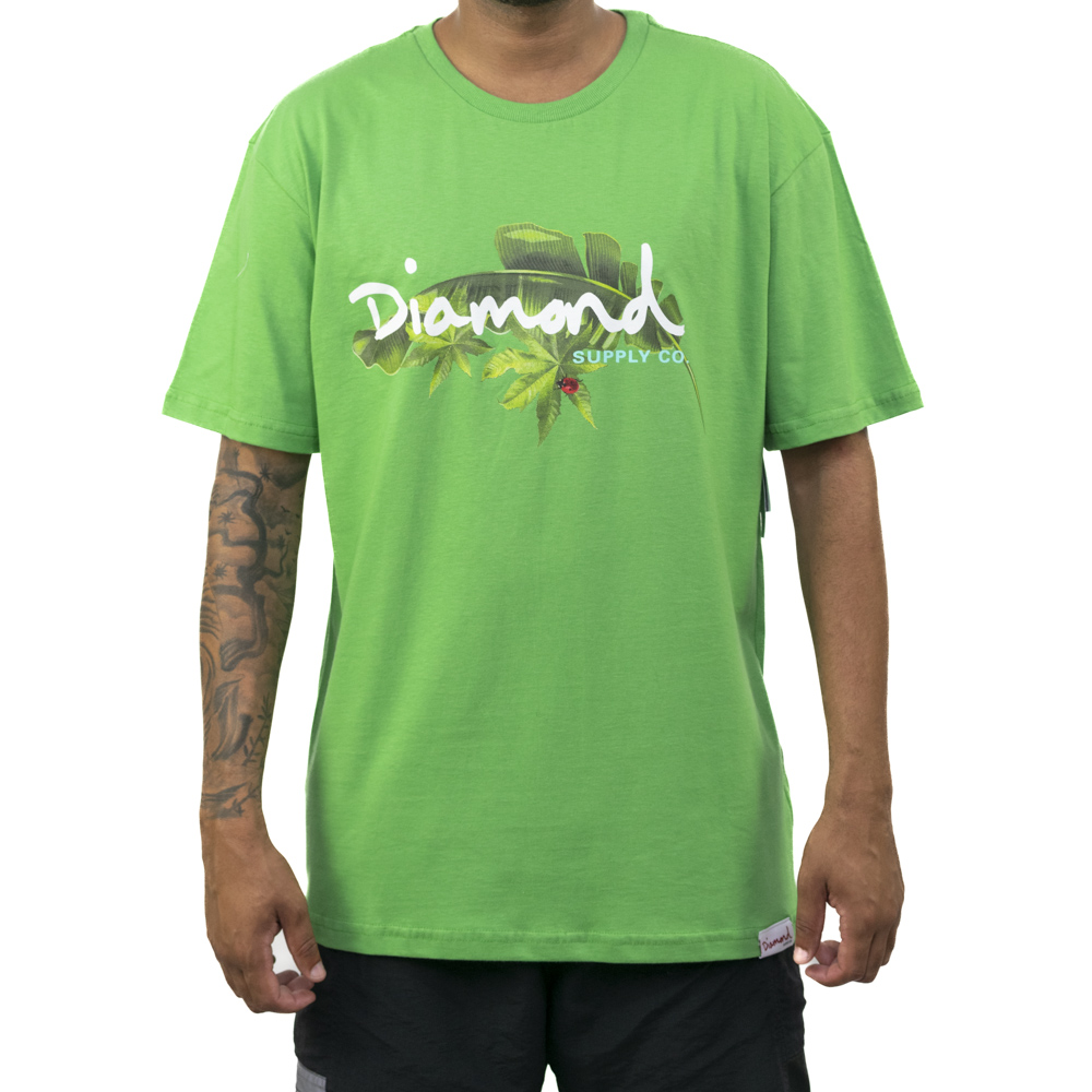 Camiseta Diamond King Palm V23 - Verde