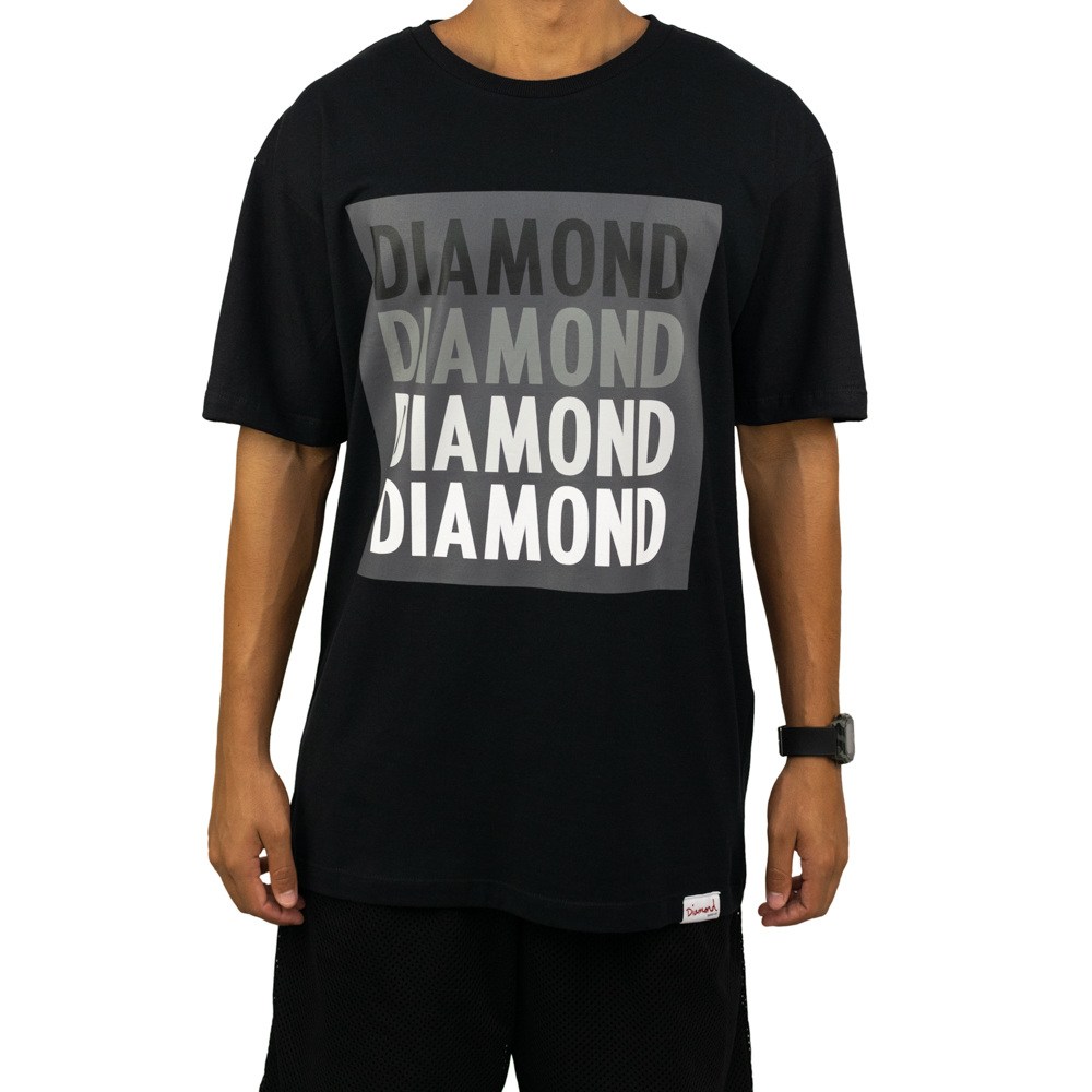 Camiseta Diamond Super Solid - Preta Big