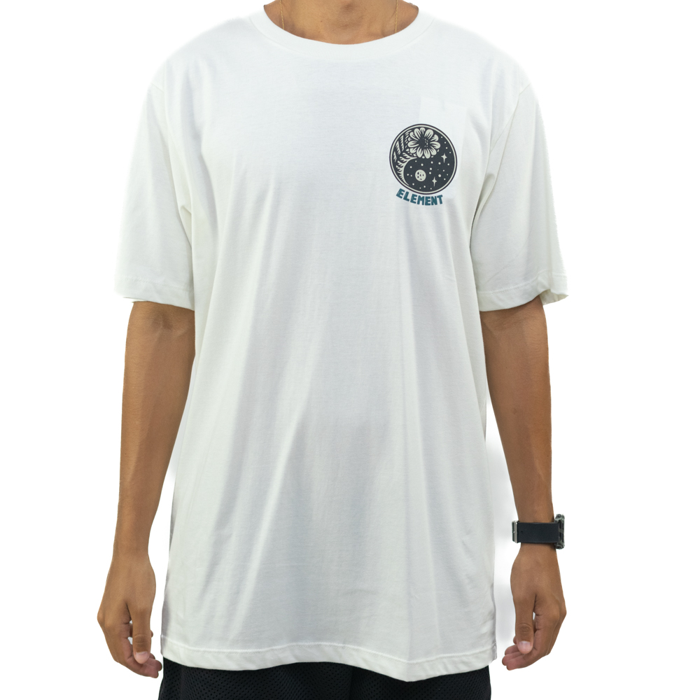 Camiseta Element Balance V23 - Branco Gelo