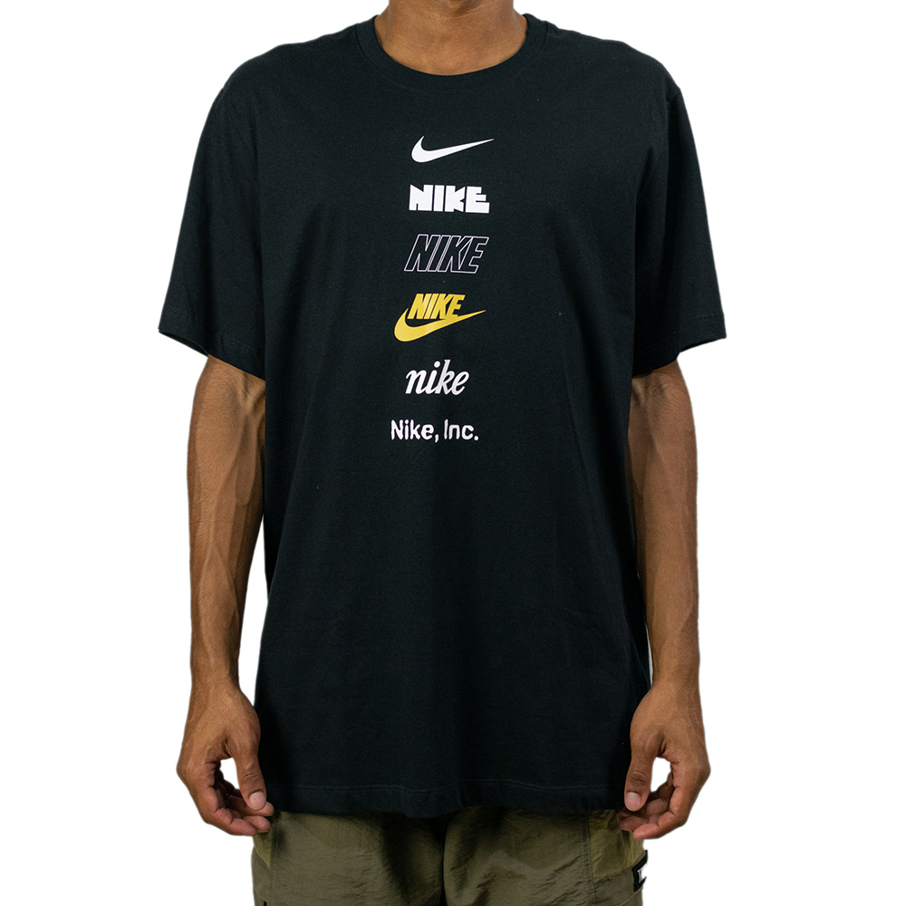 Camiseta Nike Manga Curta Nsw Tee Club - Preto