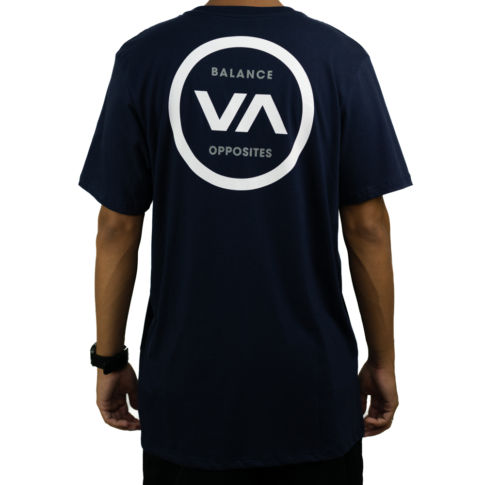 Camiseta RVCA VA Coaster - Azul Marinho