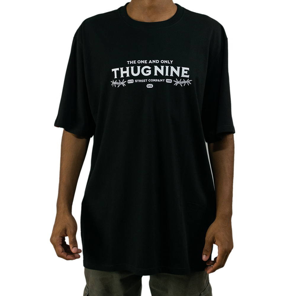 Camiseta Thug Nine The One - Preto