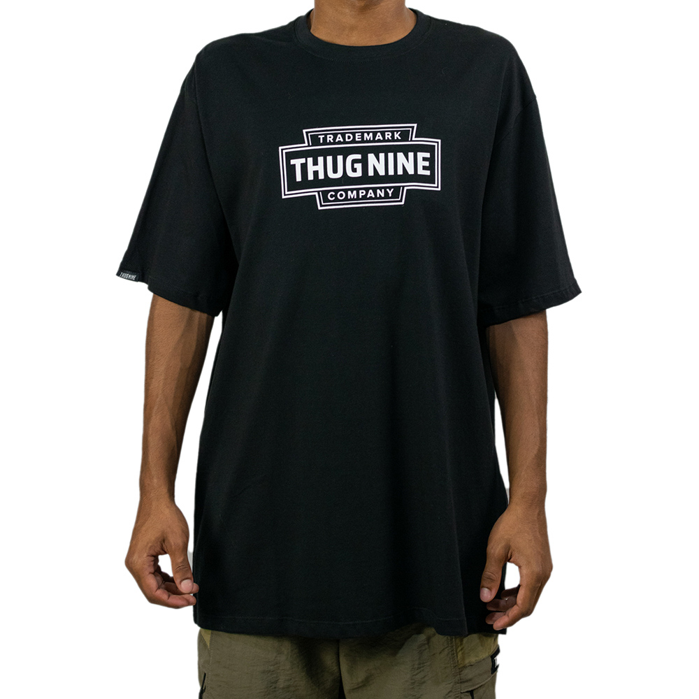 Camiseta Thug Nine Trademark - Preto