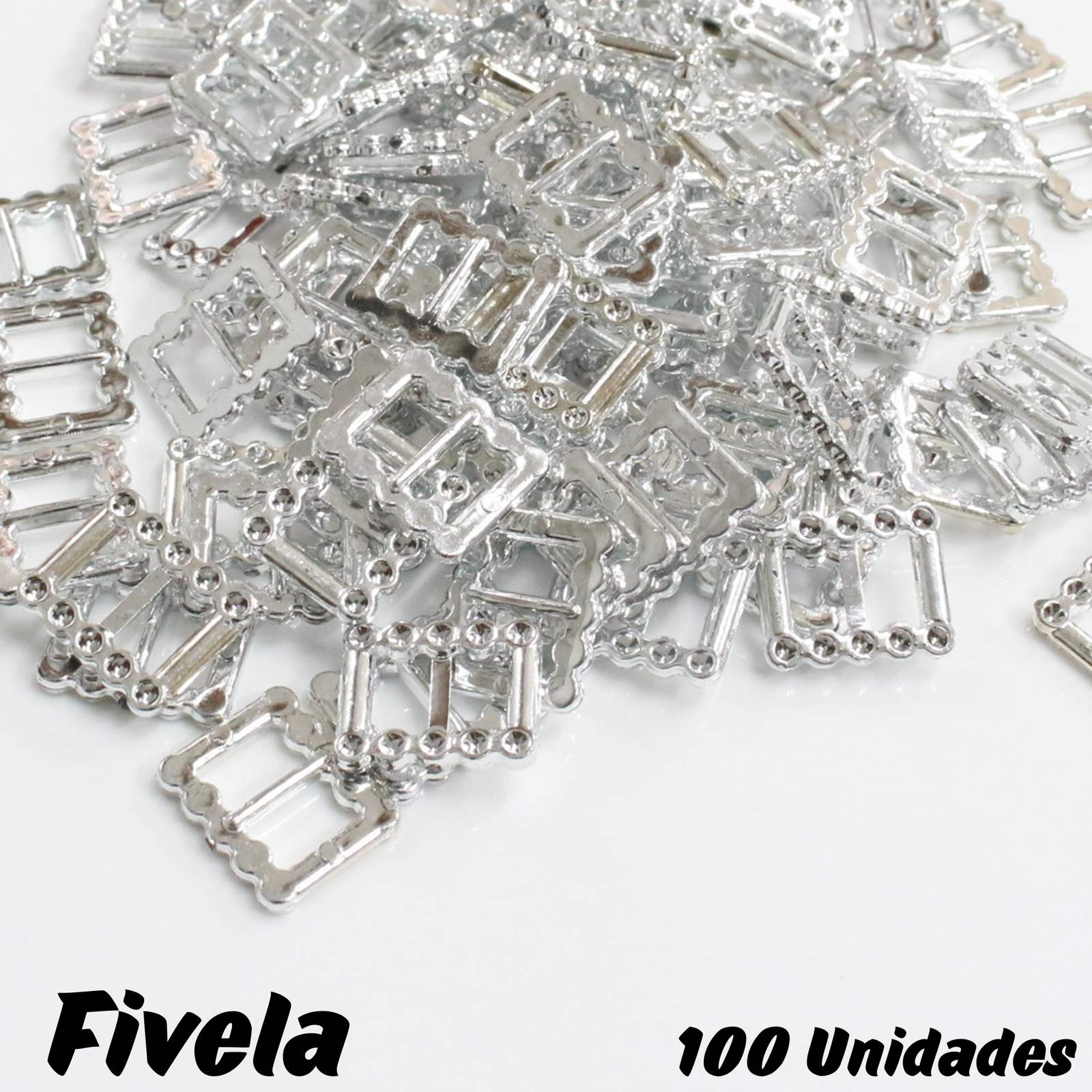 Fivela 16x18mm  C/100 Unidades