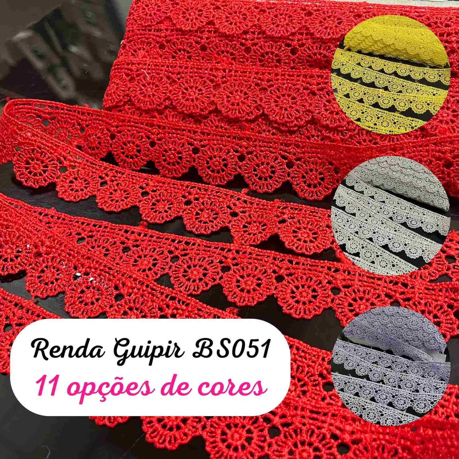 Renda Guipir BS051 - 13,70 mts