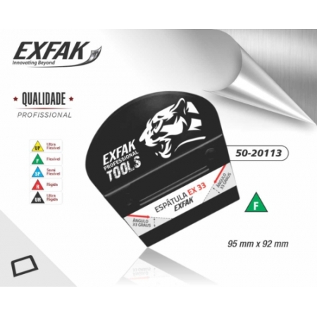 ESPÁTULA EX 33° PROFISSIONAL BLACK - EXFAK
