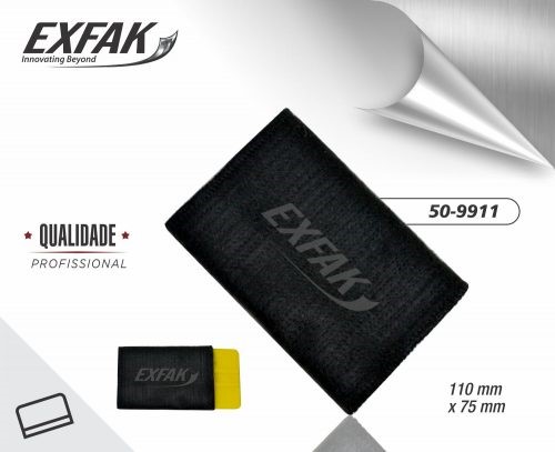 Capa de Lycra preta para espátula - 5 unidades - Exfak  - EXFAK