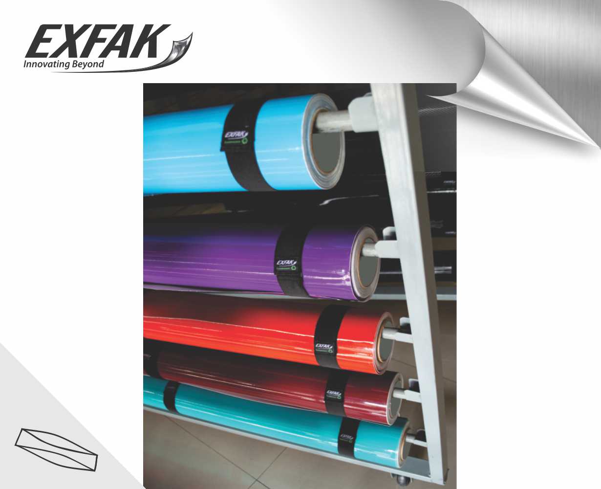 Fita De Velcro para Rolo de Vinil - Exfak  - EXFAK