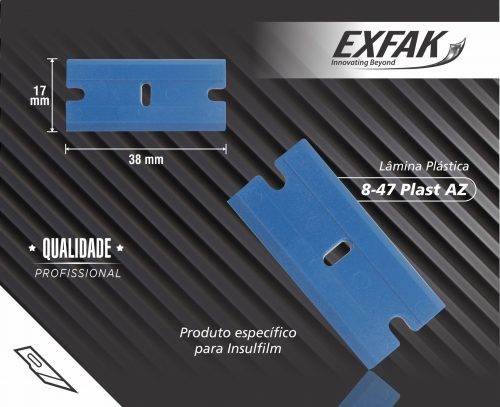 Raspador de Vidro Metálico - Exfak - 15-046 - EXFAK