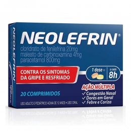 Neolefrin - Gripes e Resfriados - com 20 Cápsulas