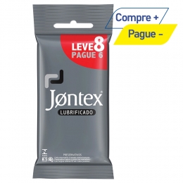 Preservativo Jontex Lubrificado - Leve 8 Pague 6