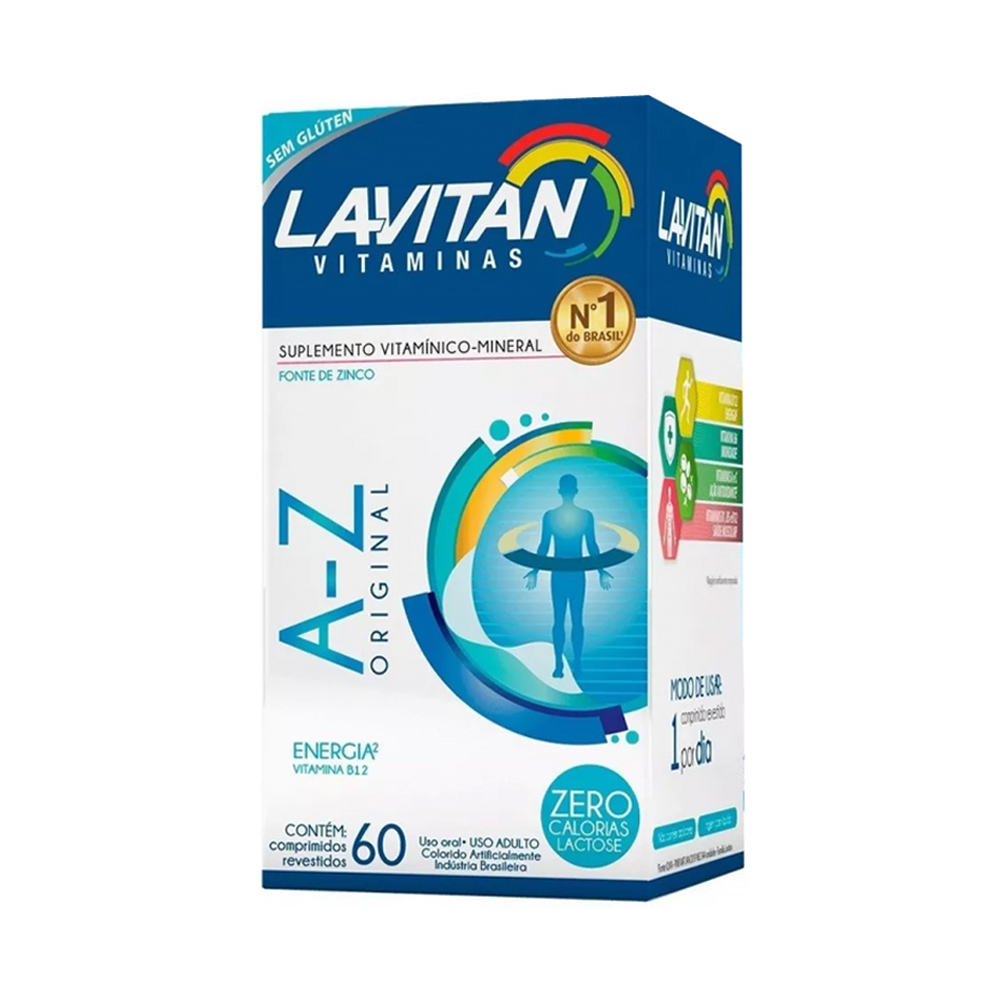 Lavitan Adulto - Vitaminas de A-Z com 60 comprimidos