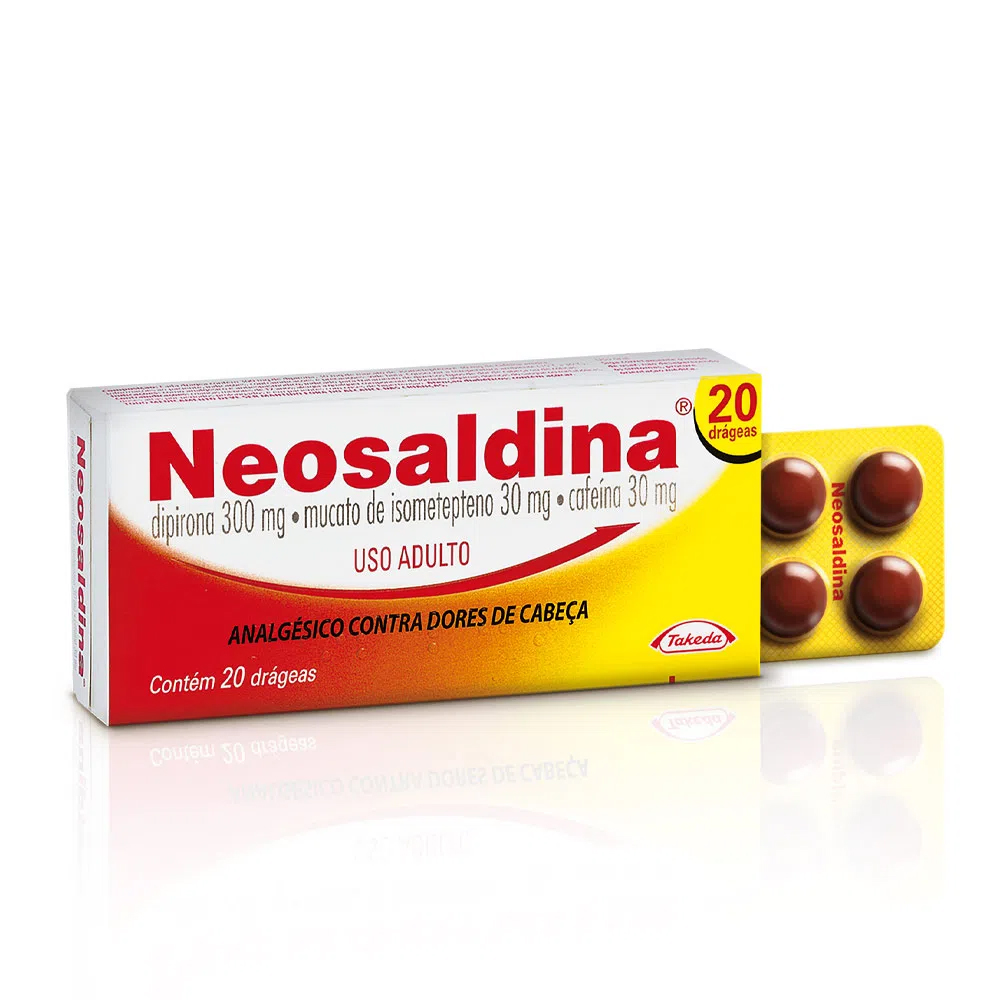 Neosaldina - Alívio para Dores de Cabeça - com 20 drágeas