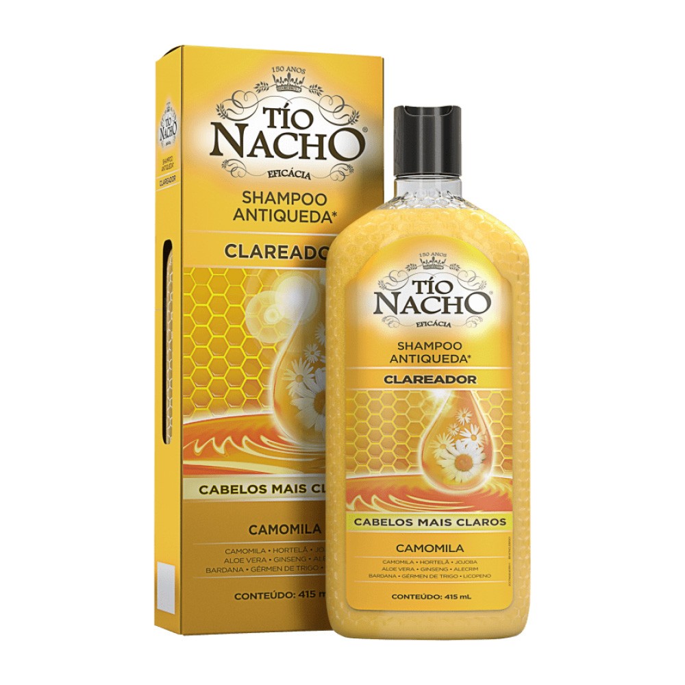 Shampoo tio nacho antiqueda clareador 415ml
