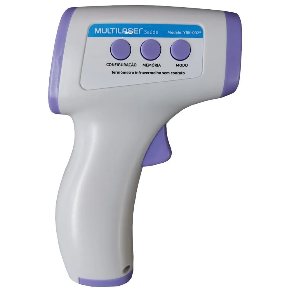 Termômetro Digital Laser Infravermelho - Medidor de Temperatura e Febre - Multilaser