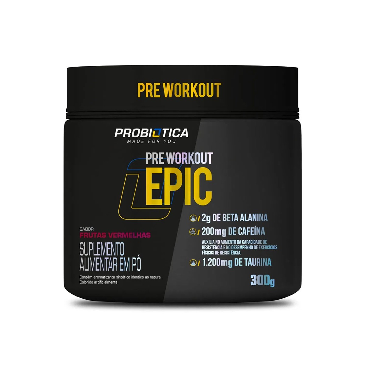 Epic 300g - Pré-treino - Probiótica
