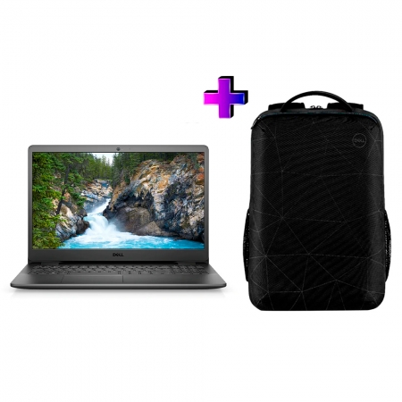 Notebook Dell Vostro 3501 Core I5-1035g1 16gb Ssd 500gb Tela 15,6" Hd Windows 10 Pro + Mochila Essentials Es1520p   