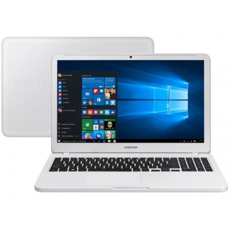 Notebook Samsung Essentials E30 Np350 Core I3 7020U Memoria 4Gb Ssd 240Gb Tela 15.6' Fhd Cor Branco Win 10 Home
