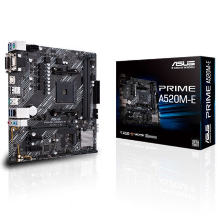 Placa mãe Asus Prime A520M-E/BR AMD AM4 DDR4 mATX