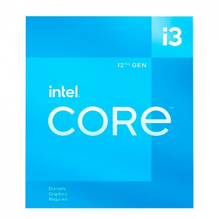 Processador Intel Core i3 12100F 3.3GHz (4.3GHz Turbo), 12ª Geração, 4-Cores 8-Threads, LGA 1700