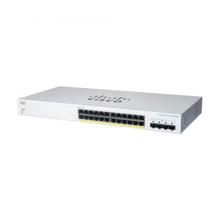 Switch Cisco CBS220 24 Portas Gigabit 10/100/1000 4X1G SFP Layer 2 CBS220-24T-4G Gerenciável