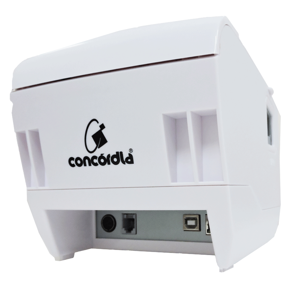 Impressora Não Fiscal Térmica De Cupom Concórdia Xp V320 Usb E Ethernet Branca