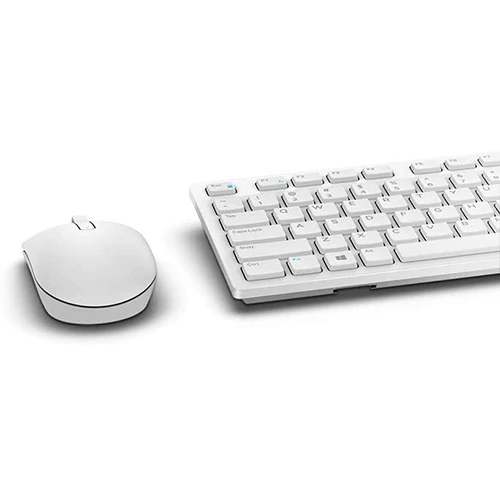Kit Teclado E Mouse Dell Sem Fio Km636 - Branco