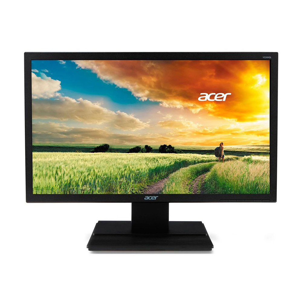Monitor Acer 19,5'' V206hql HD Led TN 60hz 5ms HDMI VGA Vesa Bivolt Preto