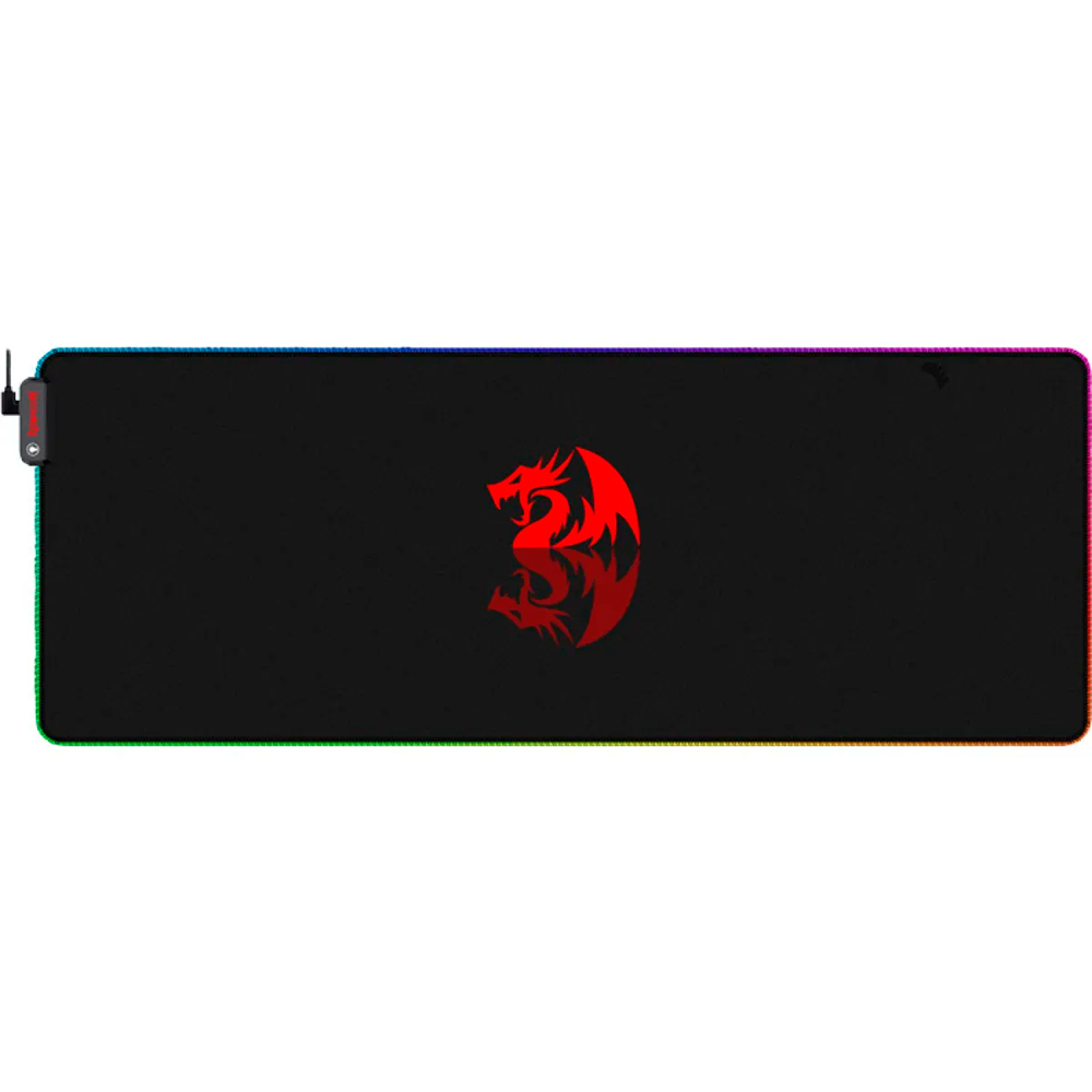 Mousepad Gamer Redragon Neptune RGB Semi-Rígido Speed Estendido (800x300mm) - P027