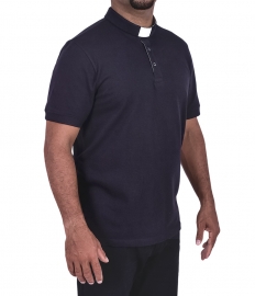 Clerical Polo Negro PL001